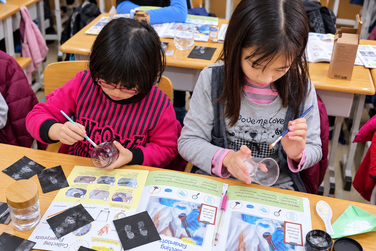 孩子透過觀察與操作體驗科學